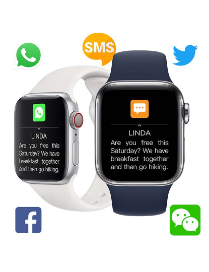 imagem de Smartwatch C007 Pro com monitor cardíaco Branco4