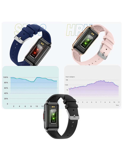 imagem de Smartwatch H80 20 Modos Desportivos Preto5