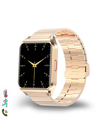 imagem de Smartwatch H60 com notificações de aplicações Dourado1