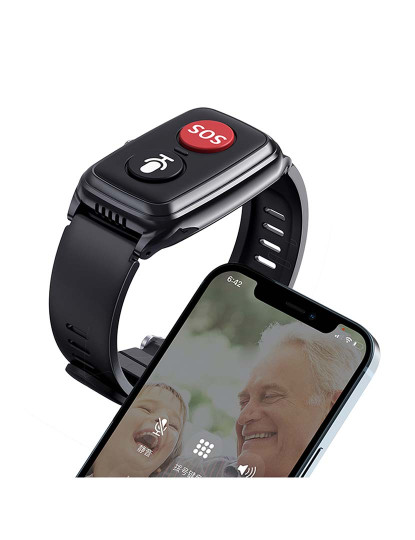 imagem de Smartwatch 4G D10-Pro Localizador Gps Preto3