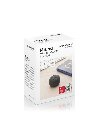 imagem de Mini Coluna Portátil Sem Fios Recarregável Miund InnovaGoods Gadget Tech2