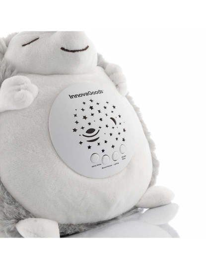 imagem de Ouriço Peluche Recheado com Ruído Branco e Projetor Noturno Spikey InnovaGoods3