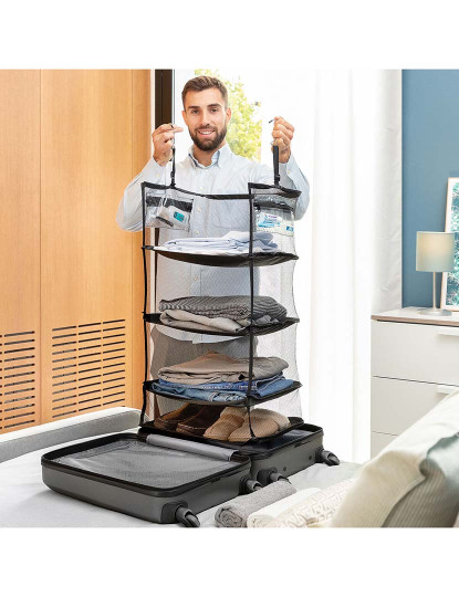 imagem de Organizador de bagagem portátil SleekBag prateleira dobrável InnovaGoods1