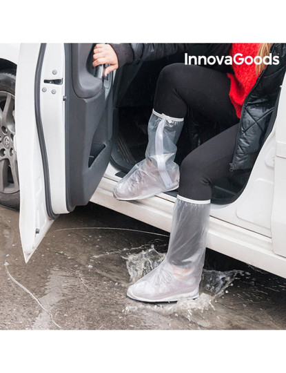 imagem de Capa de Chuva com Bolso para Sapatos InnovaGoods (Pack de 2) - L/XL1