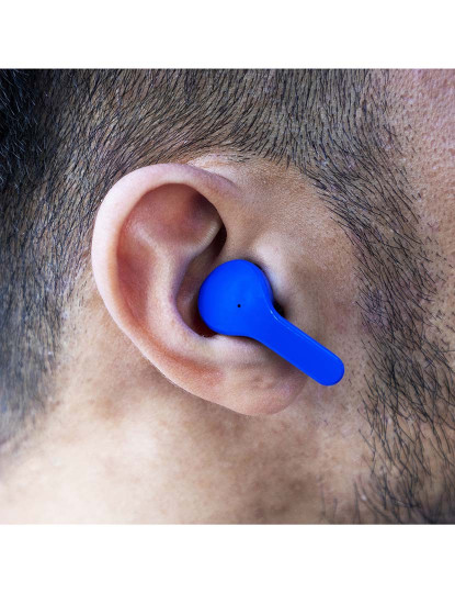 imagem de Auriculares Sem Fios com Estojo de Carregamento Azul InnovaGoods4