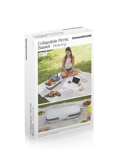 imagem de Cesta de Picnic Plegável com Tapa-Mesa Pickning InnovaGoods4