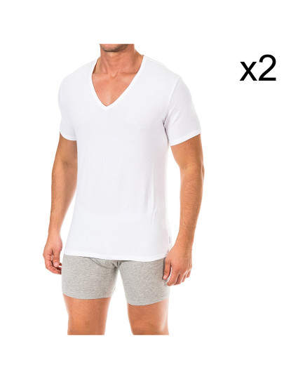 imagem de Pack 2 T-shirts Homem Branco1