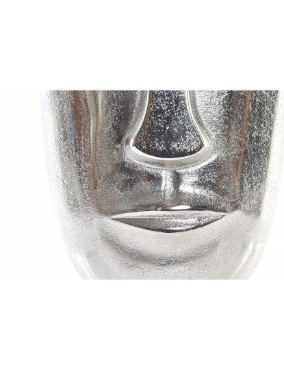 imagem de Vaso de Alumínio 18X14X26 Prata Face3