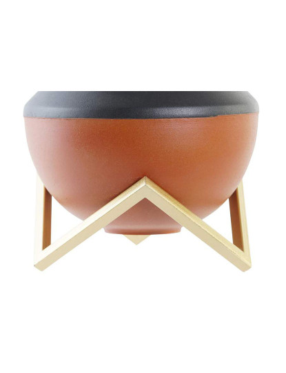 imagem de Vaso DKD Home Decor Multicolor Metal Moderno 18 x 18 x 21 cm3