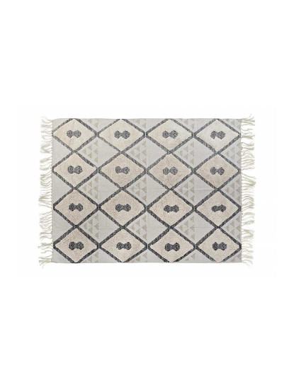 imagem de Tapete de algodão 160X230X1 Losangos bege de 1500 G/M1