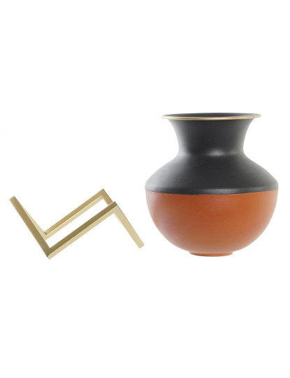 imagem de Vaso DKD Home Decor Multicolor Metal Moderno 18 x 18 x 21 cm5