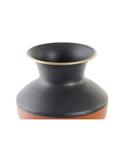imagem de Vaso DKD Home Decor Multicolor Metal Moderno 18 x 18 x 21 cm4