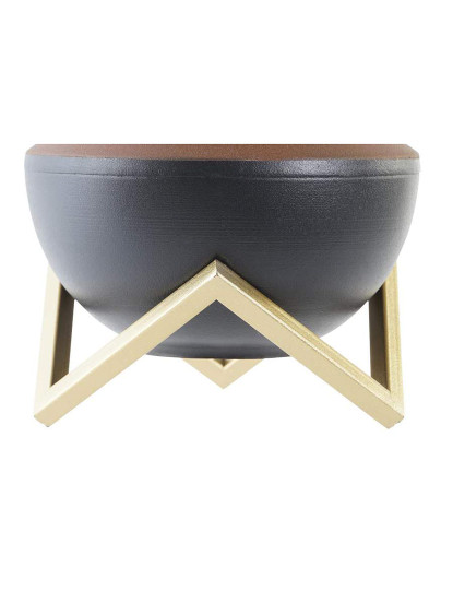 imagem de Vaso DKD Home Decor Multicolor Metal Moderno 17 x 16 x 17 cm3
