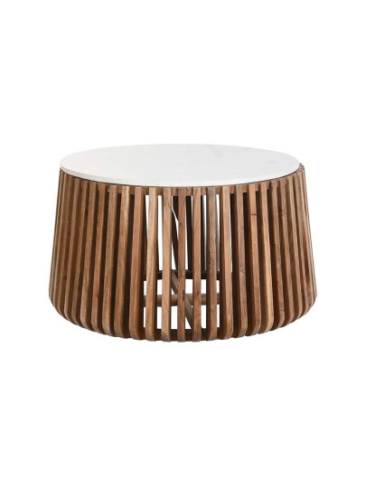 imagem de Mesa de centro em mármore manga 85X85X45 41,50 Branco1