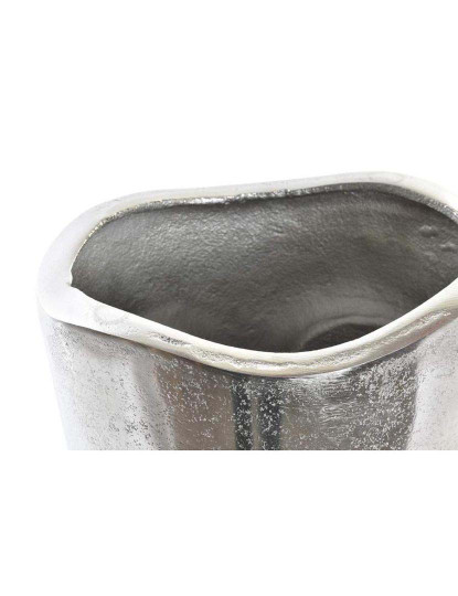 imagem de Vaso de Alumínio 18X14X26 Prata Face4