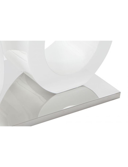 imagem de Mesa de Centro em Vidro Mdf 110X60X45 Branco3