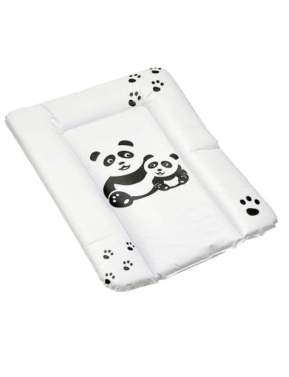 imagem de Trocador Infantil Desenho De Urso Panda Branco1