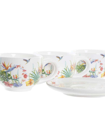 imagem de Serviço Chávenas de Café DKD Home Decor Multicolor Dolomite 180 ml3
