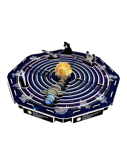 imagem de Quebra-cabeça 3D do sistema solar 45 peças Multicor1
