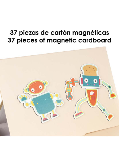 imagem de Jogo De Criação De Robôs Magnéticos 37 Peças2