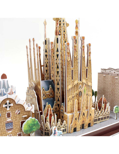 imagem de Puzzle 3D City Line Barcelona4