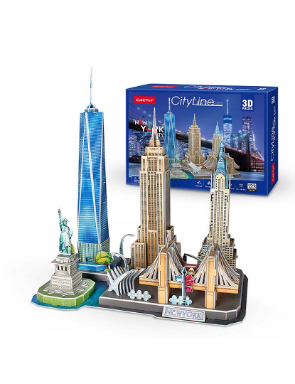 imagem de Puzzle 3D City Line Nova York1