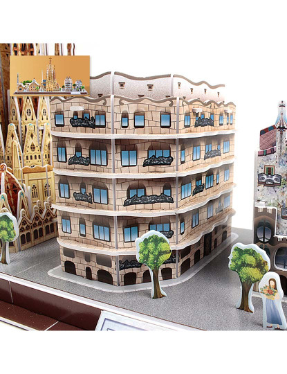 imagem de Puzzle 3D City Line Barcelona5