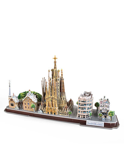 imagem de Puzzle 3D City Line Barcelona6