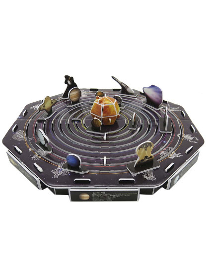 imagem de Quebra-cabeça 3D do sistema solar 45 peças Multicor4