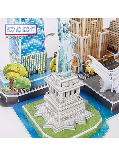 imagem de Puzzle 3D City Line Nova York5