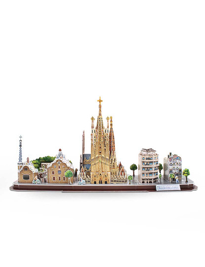 imagem de Puzzle 3D City Line Barcelona2