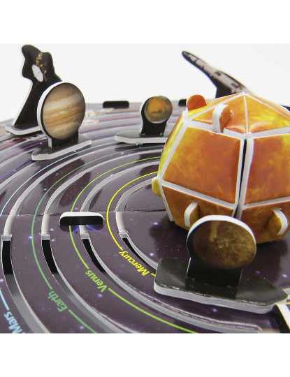 imagem de Quebra-cabeça 3D do sistema solar 45 peças Multicor2