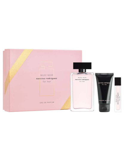 imagem de Coffret Narciso Rodriguez Musc Noir Edp 100 ml + Loção Corporal 50 ml + Mini 10 ml 1