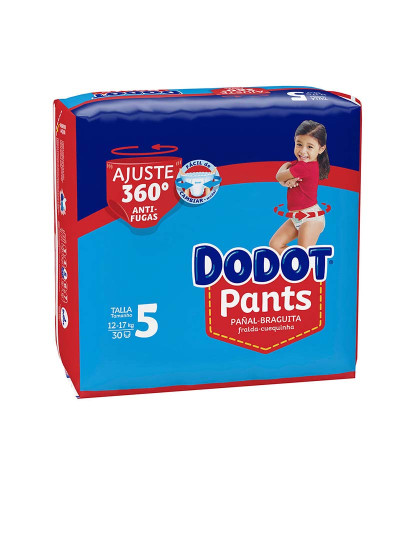 imagem de Dodot Pants Pañal-Braguita T5 12-17 Kg 30 U1