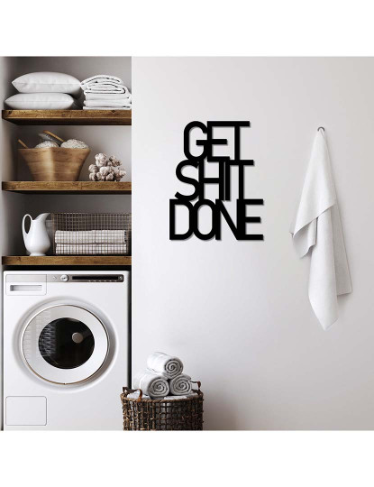 imagem de Decoração Parede Metal Get Shit Done1