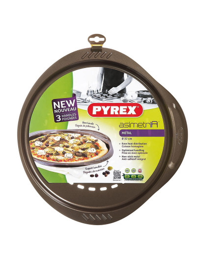 imagem de Travessa Pizza Aço 32Cm Asimetria Pyrex1