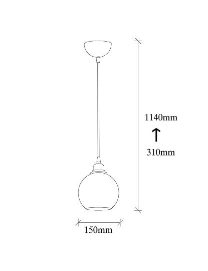 imagem de Candeeiro Teto Smoked-010 Fume9