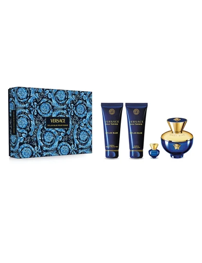 imagem de VERSACE DYLAN BLUE SET (EP 100 vp + BATH & SHOWER GEL 100 ml + BODY LOTION 100 ml + EP 5 ml)1