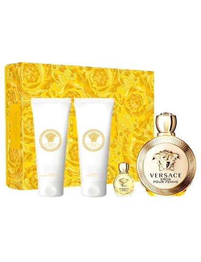 imagem de VERSACE EROS POUR FEMME SET (EP 100 vp + EP 5 ml + BODY LOTION 100 ml + SHOWER GEL 100 ml)1