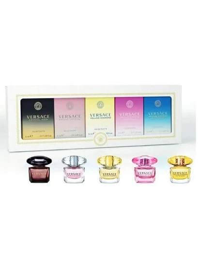 imagem de VERSACE MINI SET 5 x 5 ml (YELLOW DIAMOND+BRIGHT CRYSTAL+CRYSTAL NOIR+DYLAN TURQUISE+DYLAN BLUE)1