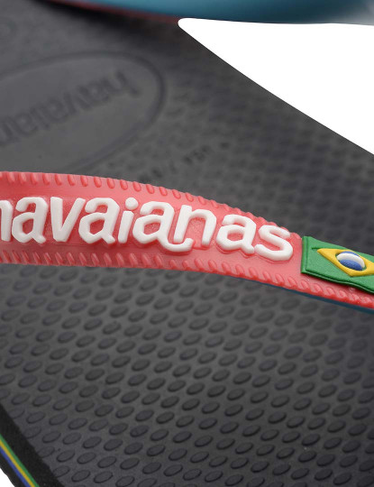 imagem de Havaianas Brasil Mix Preto/Vermelho Ruby 5