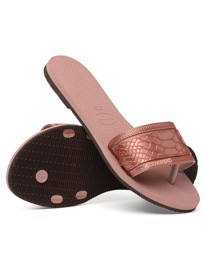 imagem de Havaianas Sandálias Senhora You Angra Wild Crocus Rosa 4