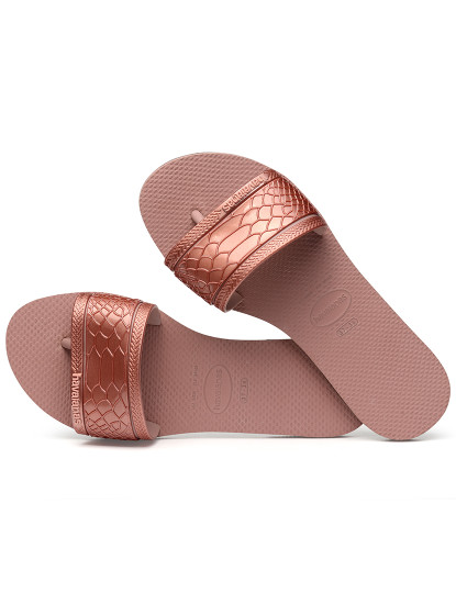 imagem de Havaianas Sandálias Senhora You Angra Wild Crocus Rosa 3