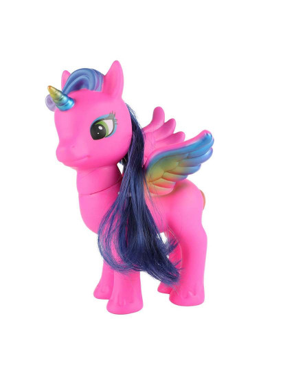 imagem de Cavalo Unicornio C/ Cabelo 19 Cm  3