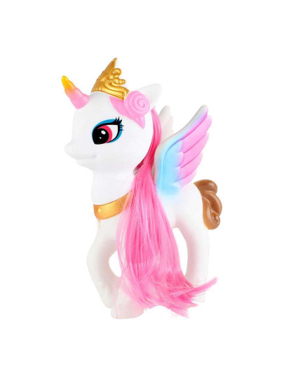 imagem de Cavalo Unicornio C/ Cabelo 19 Cm  2