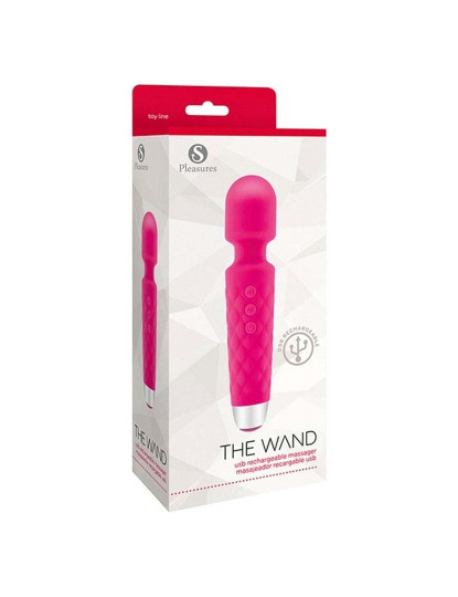 imagem de Massajador S Pleasures The Wand Fúcsia Rosa Choque2