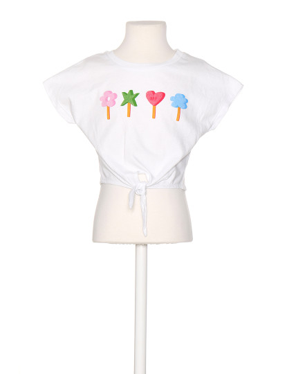 imagem de T-Shirt de Menina Branco1