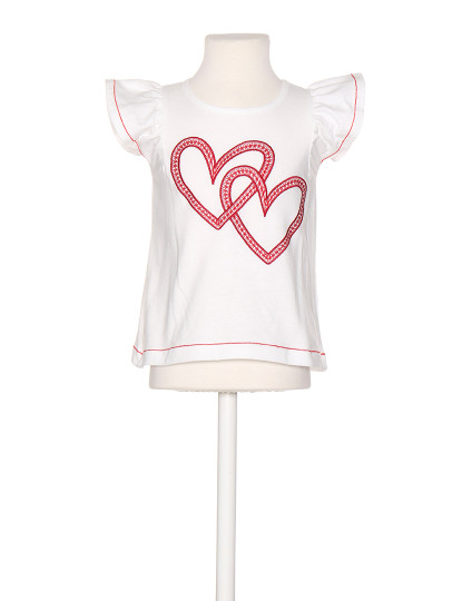 imagem de T-Shirt de Menina Branco1