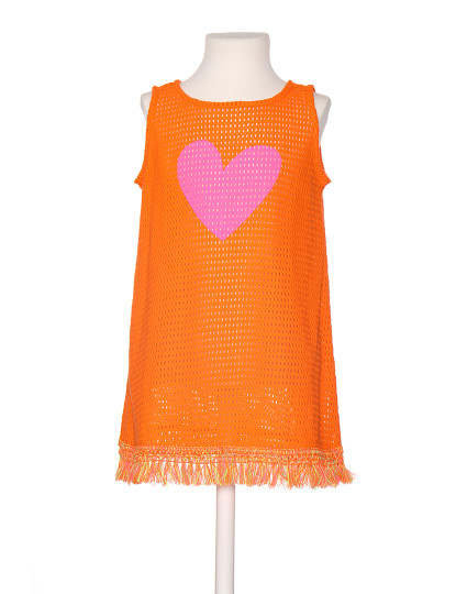 imagem de Vestido de Menina Laranja1