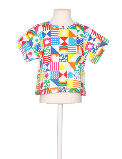 imagem de T-Shirt de Menina Multicolorido1